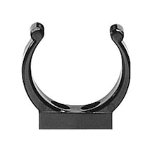 Plastic Support Clip, Ø30mm, Black