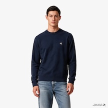 Calvin Klein Erkek Marka Logolu Günlük Kullanıma Uygun Lacivert Sweatshirt Lv04rg275g Cef