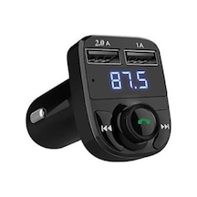 Araç Kiti Fm Transmitter Usb Girişli Bluetooth 4.1 Carx8