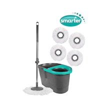 Smarter Otomatik Temizlik Seti + 4 Mikrofiber Mop