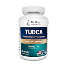 Dr. Berg Tudca Tauroursodeoxycholic Acid Liver Health Bile Flow Gallbladder Digestive Health 30 Caps