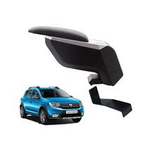 Dacia Sandero Stepway 2020 Delmesiz Çelik Ayaklı Siyah Kolçak Kol Dayama