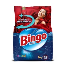 Bingo Renkliler İçin Lovely Parfümlü Toz Çamaşır Deterjan 40 Yıkama 6 KG