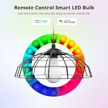 Wezone Akıllı Wifi Ampul - Rgb Led, Ses Kontrolü, Zamanlayıcı, Grup Yönetimi, E27