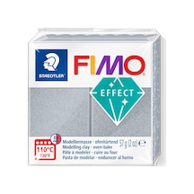 Staedtler Fimo Effect Polimer Kil 81 Silver Metalik