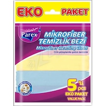 3 Adet Parex Mikrofiber Temizlik Bezi 5'li Renkli