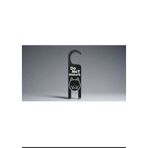 Kedi Kapı Kolu Askısı - Do Not Disturb Temalı 3d Baskı Dekoru