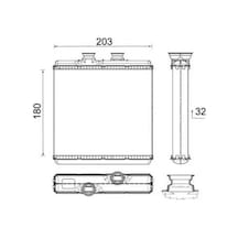 Mahle Ah183000p Kalorifer Petegi A2048300061