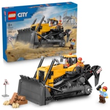 LEGO® City Sarı Buldozer 60466 - 8 Yaş ve Üzeri Çocuklar için İnşaat Sahası Temalı Yaratıcı Oyuncak Yapım Seti (682 Parça)
