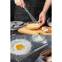 Boncuk Yumurta Çırpıcı Ayarlanabilir Paslanmaz Yumurta Pasta Çırpıcısı Çelik Diğer