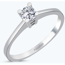 Altınbaş Altın Tektaş Yüzük Yzss013-24875 Çok Renkli