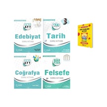 Ayt Edebiyat Tarih Coğrafya Ve Felsefe Soru Kitabı 4lü Set