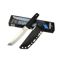 Cold Steel Aus 8a Kobun Tanto Outdoor / Av Bıçağı 25cm - Kılıflı, Kutulu, Siyah Plastik Sap çok renkli