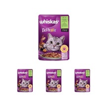 Tr Pouch Tastymix Sos İçinde Kuzulu Tavuklu Ve Havuçlu Yetişkin Kedi Konservesi 85 Gr 4 Paketi