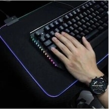 Mousepad Siyah Led Işıklı 80 30