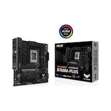 Asus TUF Gaming B760M-Plus Intel B760 7200 MHz (OC) DDR5 Soket 1700 mATX Anakart