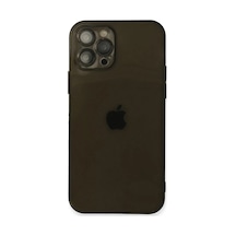 Jenerik Apple iPhone Uyumlu  Uyumlu 12 Pro Kılıf Fly Lens Silikon - Siyah