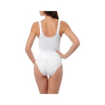 Nbb Seamless Kalın Askılı Dikişsiz Çıtçıtlı Body -2979 Beyaz