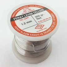 1.2 Mm / 200 Gram Feray Lehim Teli 60 Kalay 40 Kurşun 60/40 - 5 Kanal Pastalı Flux Lı Lehim