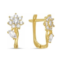 Sembolgold Altın Çocuk J Küpe Sg42-6993