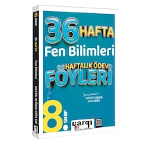 Yargı Ders Arkadaşım 8.sınıf Fen Bilimleri 36 Haftalık Ödev Föyleri