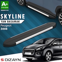 S-dizayn Peugeot 3008 Skyline Aluminyum Yan Basamak 183 Cm 2009-2013 A+ Kalite