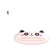 Beyaz 1 Adet Moda Banyo Kolay Karikatür Diş Macunu Dispenseri Ev Tüp Haddeleme Tutucu Sıkacağı Beyaz