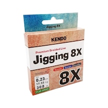 Kendo Jigging Flash 8b Fluo Green 300m İp Misina Kalınlık Mm : 0,23mm