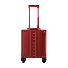Aleon Kırmızı Alüminyum 4 Tekerlekli Iş Arabası 42 Cm,tsa Kilitli Şıklık Bavul & Valiz