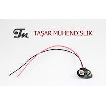 9V Pil Başlığı Bağlantı Kablosu Arduino Raspberry Elektronik