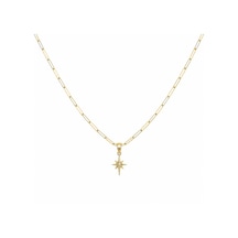 14 Ayar Kutup Yıldızı Altın Kolye 45 Cm T14787 Çok Renkli
