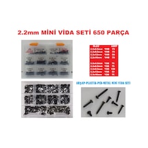 SAC VİDASI SETİ 2.2mm  MİNİ VİDA SETİ  YHB YSB  PCB-PLASTİK-AHŞAP