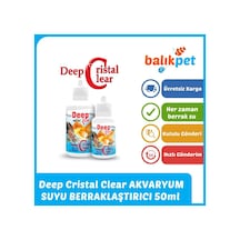 Deep Fix Cristal Clear Akvaryum Berraklaştırıcı Su Düzenleyici 50 ML
