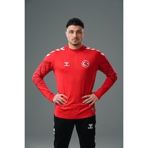 Hummel Milli Takım Line Antrenman Eşofman Üstü Kırmızı