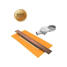 Hüppe Duş Kanalı 60 Cm Galata A Parlak Bakır Yan.ç Yandan Çıkışlı 47h00210000pb014