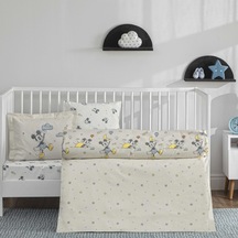 Taç Lisanslı Disney Mickey Mouse Dream Baby Pamuk Bebek Nevresim Takımı 000000001000050722