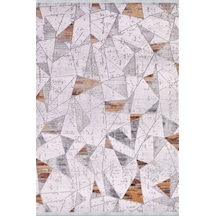 Çam Halı Crea Plus Stone Roxanne 17169 Gri Taba Modern Desenli Makine Halısı