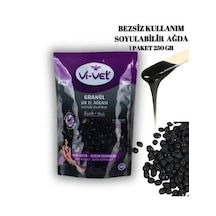 Vivet Soyulabilir Granül Sir Ağda Boncuk Black Bezsiz Kullanım