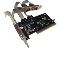 Navidata Nvd-62 Pci Lpt Paralel Port Db25 + Rs232 Db9 Dual Seri Com Port