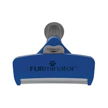Furminator Long Hair Uzun Tüylü Köpek Tüy Toplama Tarağı L Mavi