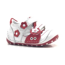 Hapshoe Hakiki Deri Kırmızı Cırtlı Yazlık Ilk Adım Ayakkabı (372504953) Kırmızı