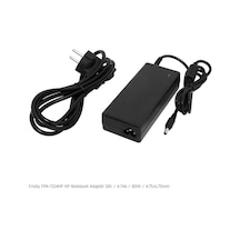 Hp 19v 4.74 90w - 4.75 1.7 4.8 1.7 Bullet Boğumlu Notebook Adaptör Oem