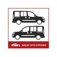 Fiat Doblo Sticker Fiat Oto Sticker Doblo Gölge Sticker