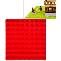 32 x 32 Küçük Parça Dıy Bina Blow Alt Plaka 25.5 x 25.5 CM Yapı Taşları Duvar Aksesuarları Oyuncaklar Kırmızı