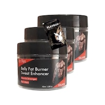 Belly Fatburner Eritmek Için Masaj Bakım Kremi 3x100 Ml+1 Adet Jel İle