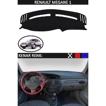 Torpido Koruma Halısı Siyah Kenar Renk Siyah Renault Megane 1 İle Uyumlu