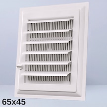 65x45 Plastik Wc Banyo Menfezi - Beyaz