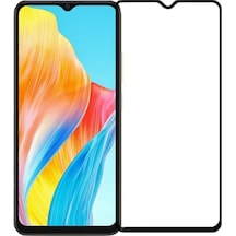 Nettech Oppo A38 Uyumlu 5d Glas Full Cam Koruyucu - Siyah