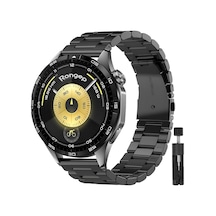 İle Uyumlu Kısaltma Aparatlı 22mm Çelik Kordon Gt6/gt6 Pro/gt5/gt5 Pro/gt4/gt3/gt3 Pro/gt2/gt2 Pro 46mm İçin Baklalı Model Gt6 Pro Kordonu Paslanmaz Metal Gt6 Kordon
