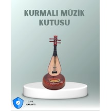 Enstrüman Figürlü Melodi Çalan Dekoratif Müzik Kutusu